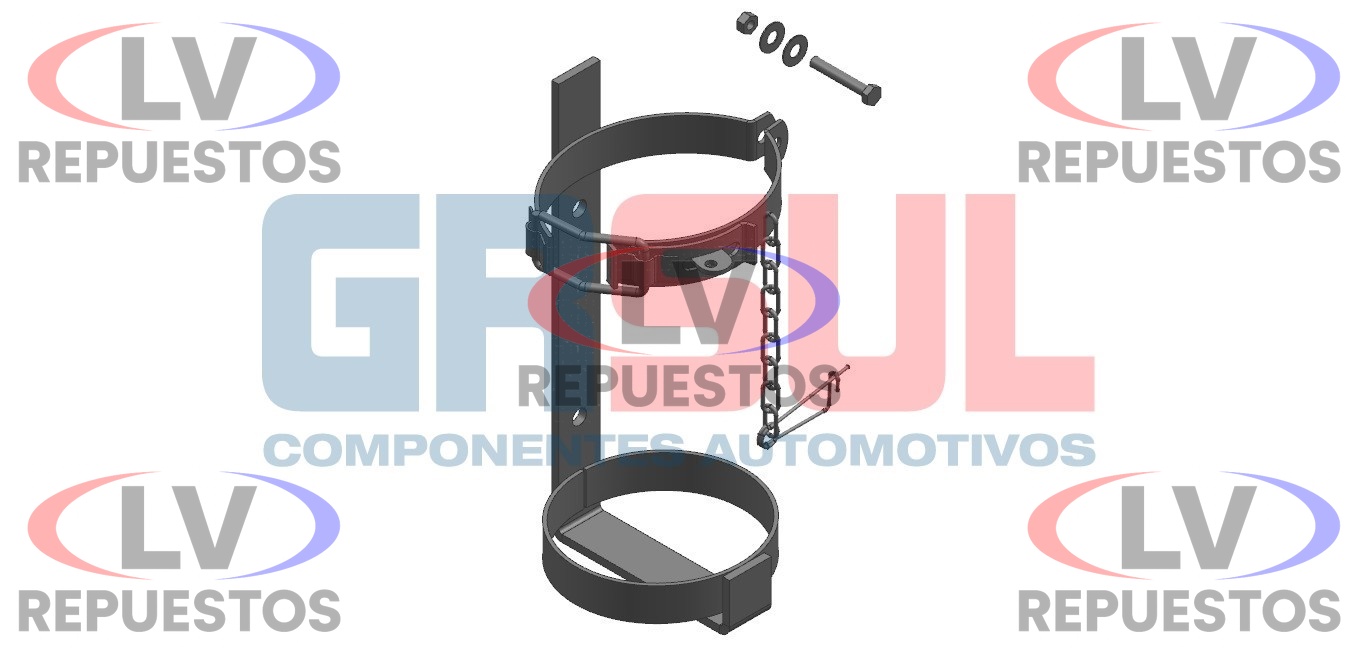 SOPORTE EXTINTOR 4KG Y 6KG GRSUL