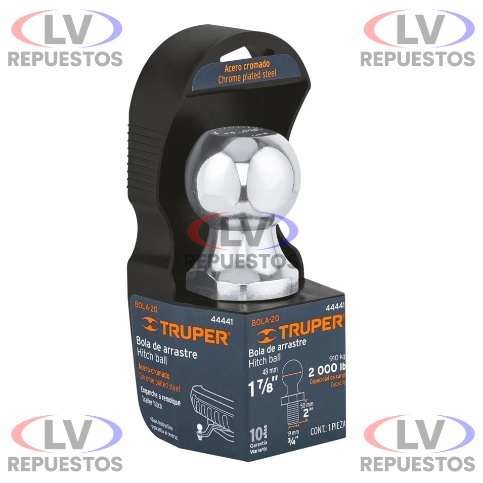 BOLA DE REMOLQUE 1.7/8" TRUPER