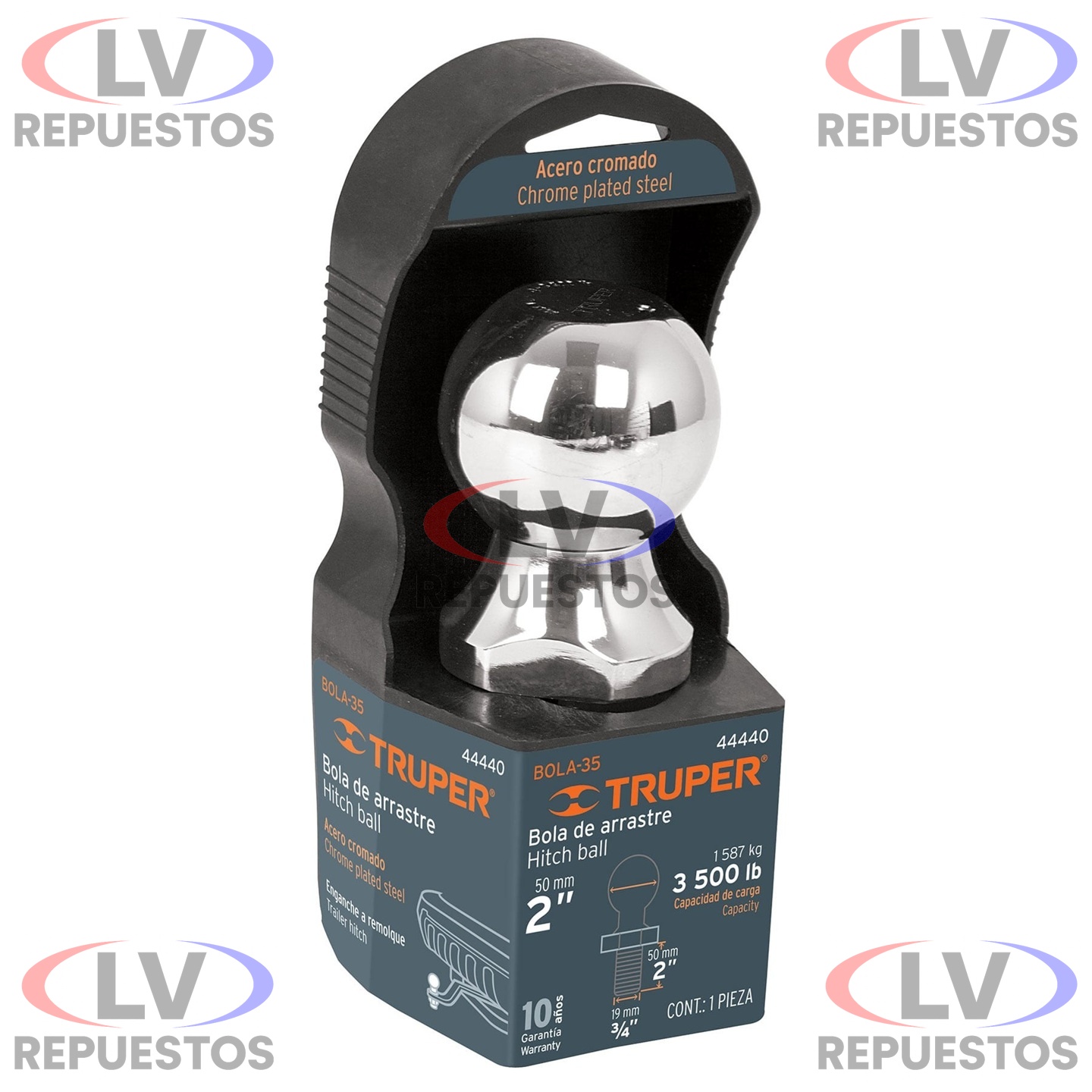 BOLA DE REMOLQUE 2" TRUPER