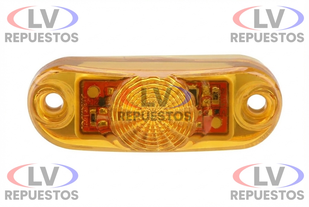 FARITO OBALADO CHICO AMARILLO LED 12/24V TIPO BANANITA SINALSUL