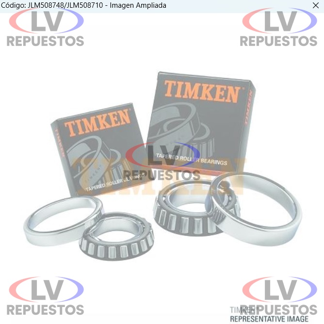 RULEMAN 508748/508710 60X95X24 PI�ON DIFERENCIAL S3 TIMKEN