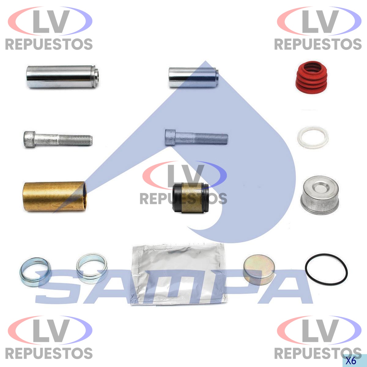 REPARO MORDAZA FRENO COMPLETO SC S4/S5 SAMPA