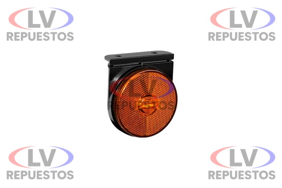 FARITO LATERAL C/ BASE REDONDO AMARILLO LED 24V TIPO RANDON SINALSUL