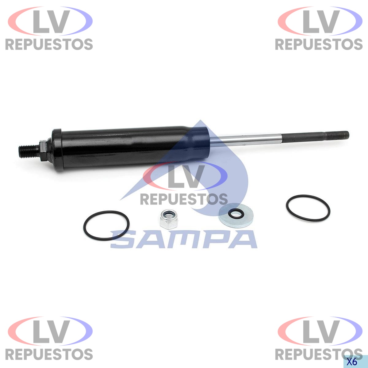 AMORTIGUADOR CABINA TR S4 1994 A 2008 45MM SAMPA