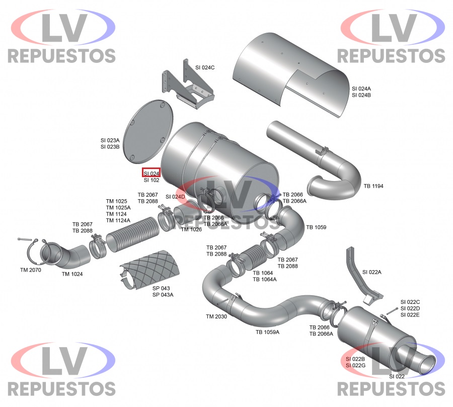 CATALIZADOR VL FH/NH/FL/FM12 FABOFF