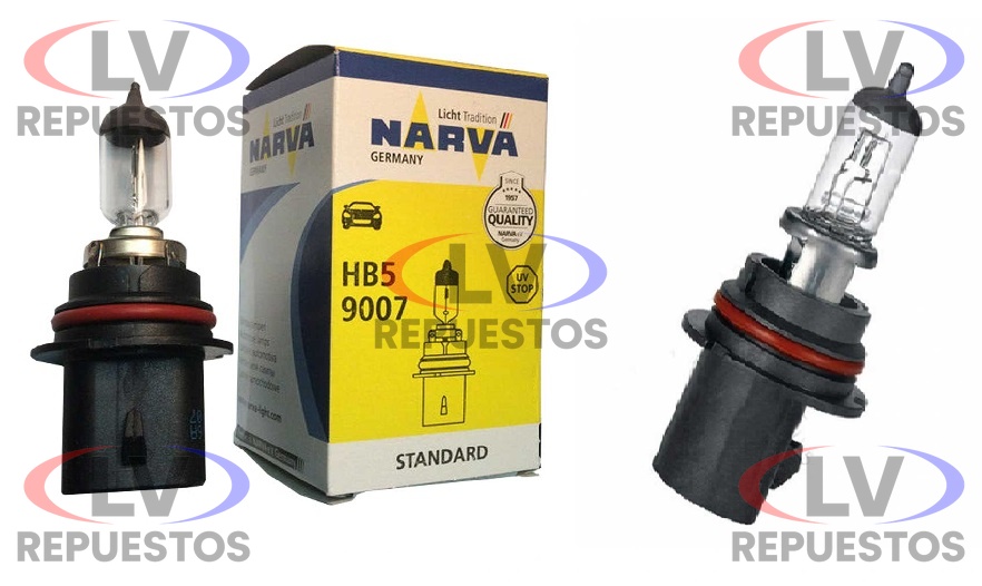 FOCO 12V 65/55W HB5(9007) ALTA Y BAJA NARVA