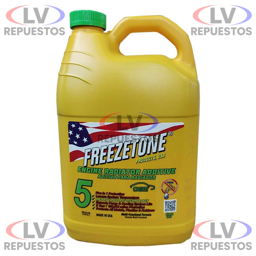 REFRIGERANTE RADIADOR VERDE FREEZETONE 4L