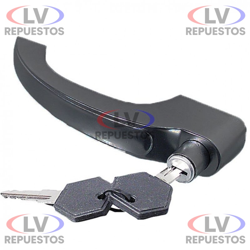 PICAPORTE EXTERNO C/ LLAVE LI NEGRO SC-111 ATEMIS