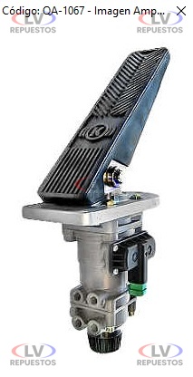 REPARO VALVULA PEDAL DE FRENO S5 QUINELATO