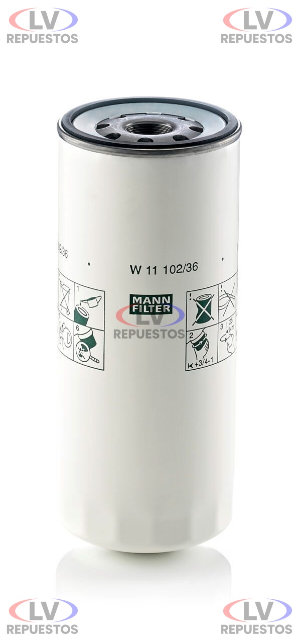 FILTRO ACEITE VOLVO NL/NH/FH MANN FILTER