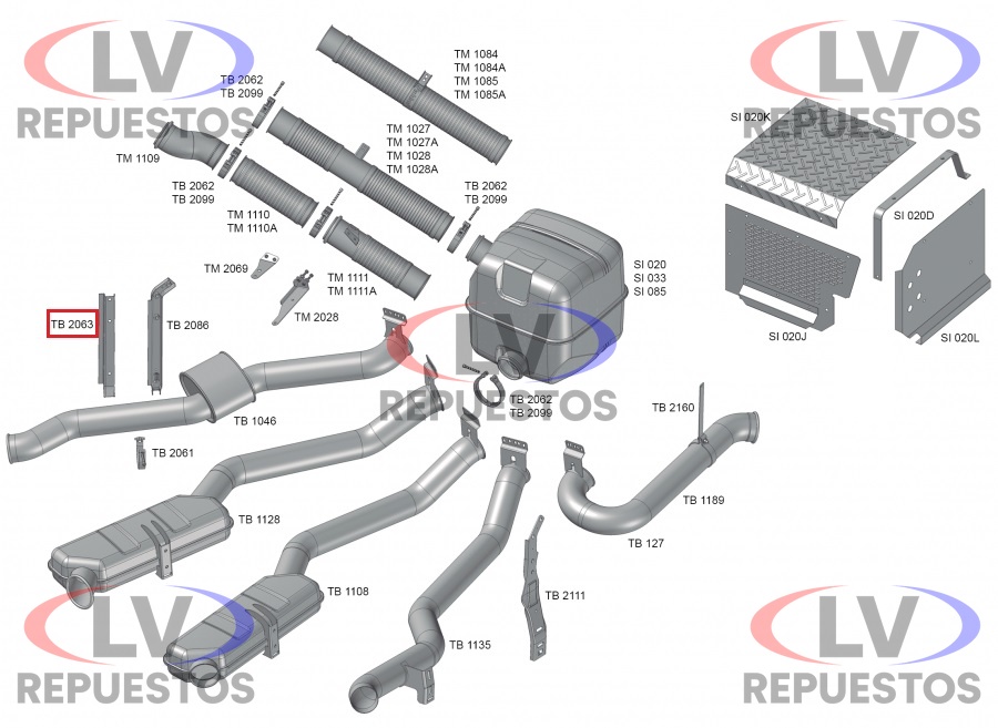 SOPORTE CA�O ESCAPE SALIDA CATALIZADOR SC S4 FABBOF