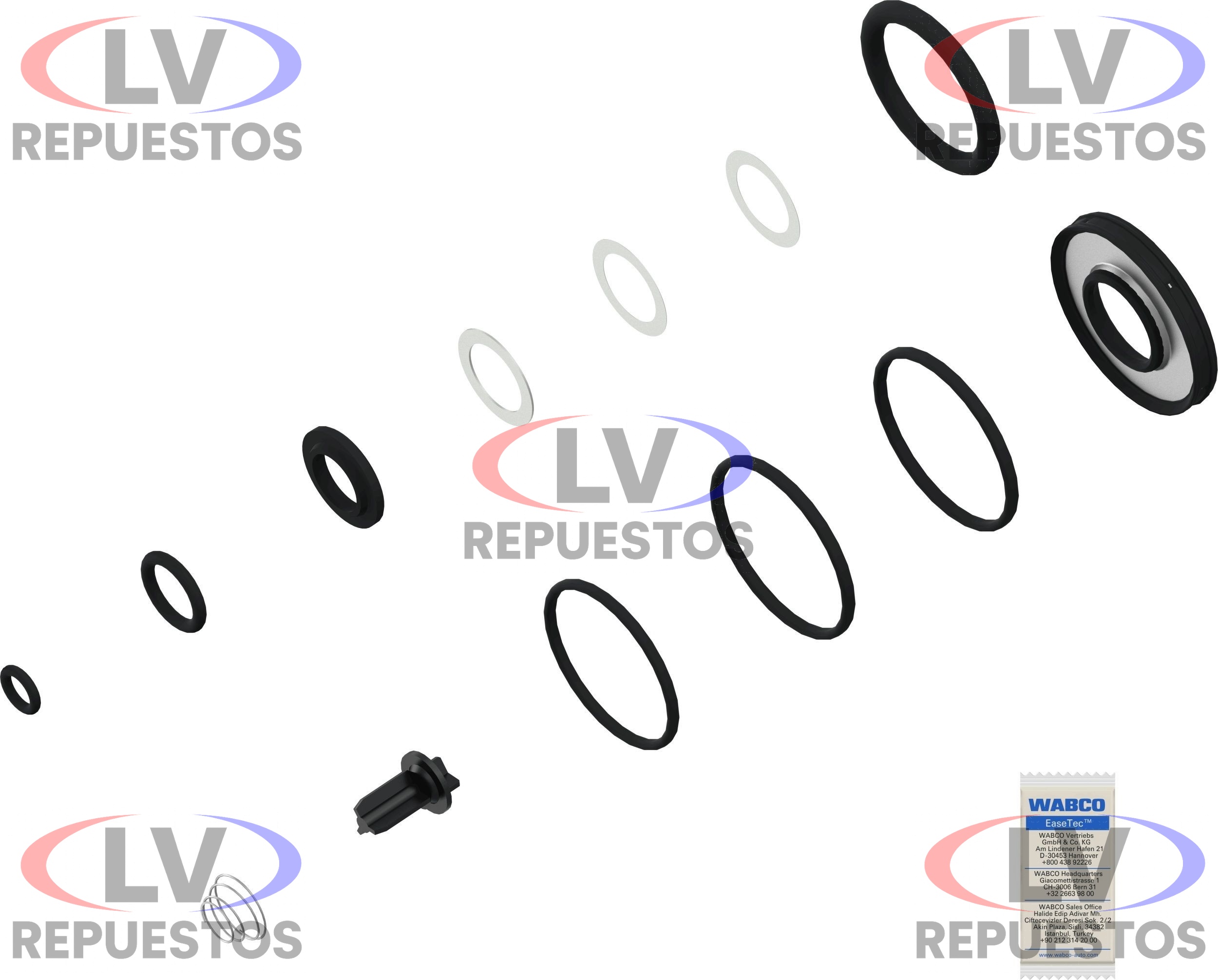 RULEMAN 6000 10X26X8MM VARILLA ACCIONAMIENTO CAJA S4/S5 SCANIA ORIGINAL