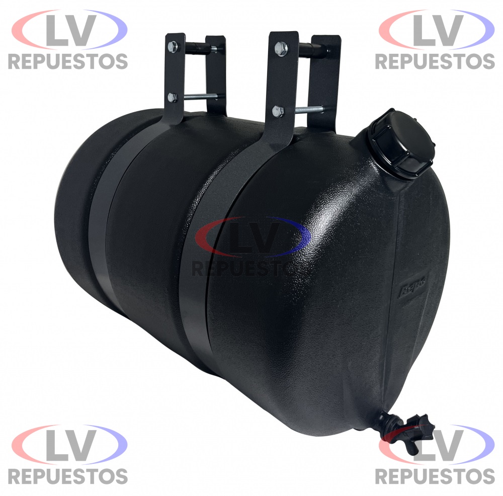 TANQUE RESERVORIO AGUA CARRETA 42L NEGRO BEPO