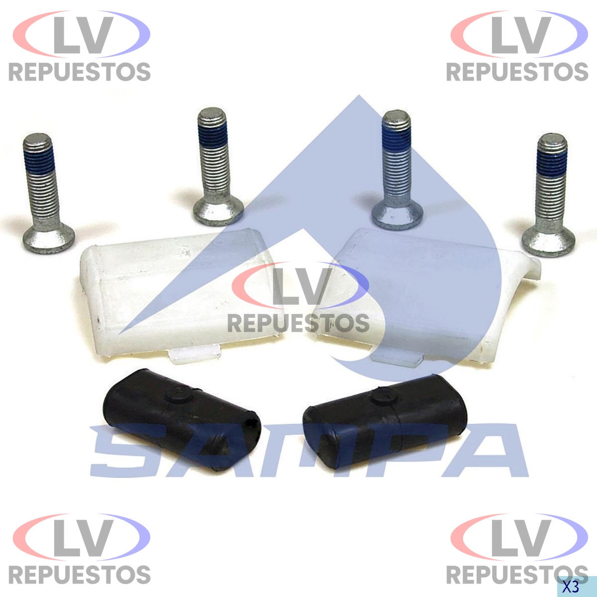 REPARO 5TA RUEDA MODELO JOST 2" SAMPA