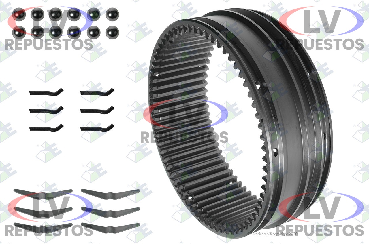 KIT CORONA ENCASTRE REDUCTORA GR/GRS900/GR801/905 EURORICAMBI