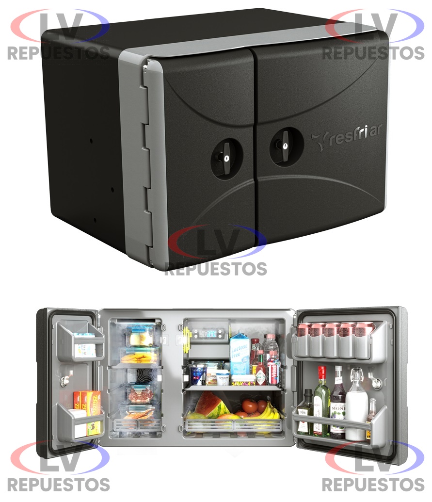 HELADERA EXTERNA 110 LITROS 12V/24V BIVOLT RESFRIAR