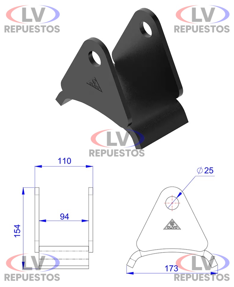 DESLIZANTE TR/DT CARRETA NOMA FENIX 2012 OLIVO