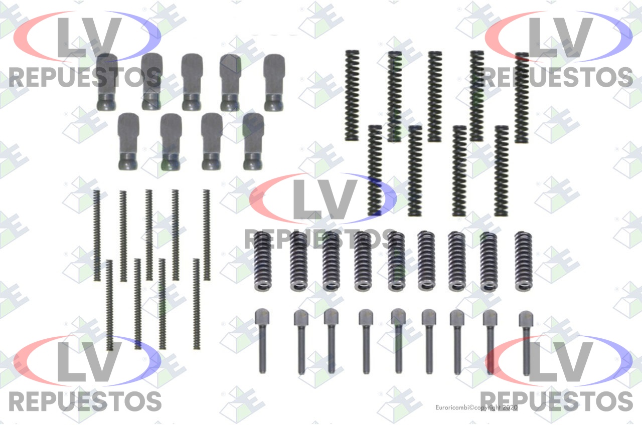 KIT REPARO SINCRONIZADOR CAJA ZF 16S-1300 EURORICAMBI