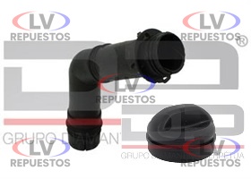 TUBO DE RESERVORIO C/ TAPA P/ LIMPIAPARABRISAS