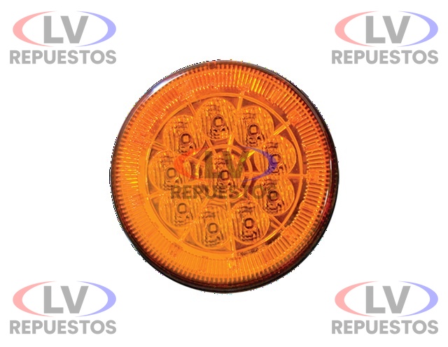 FARO REDONDO CARRETA NOMA LED 120MM AMARILLO MULTILIGHT