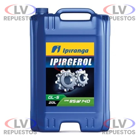 ACEITE DIFERENCIAL 85W140 GL-5 IPIRGEROL IPIRANGA 20L