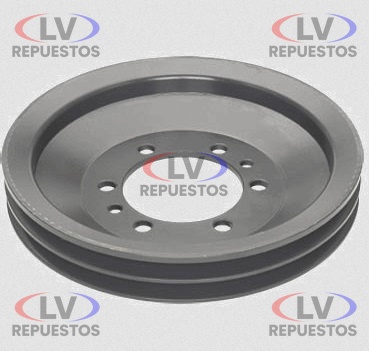 POLEA CIGUE�AL 2 CANALES HIERRO SC-112/113/142/143 SUPORTE REI