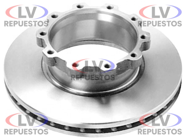 DISCO DE FRENO DT/TR S4/S5 10 AGUJEROS EUROPARTS