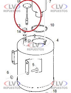 MEDIDOR ACEITE HIDRAULICO S3/S4 COLECTIVO SCANIA ORIGINAL