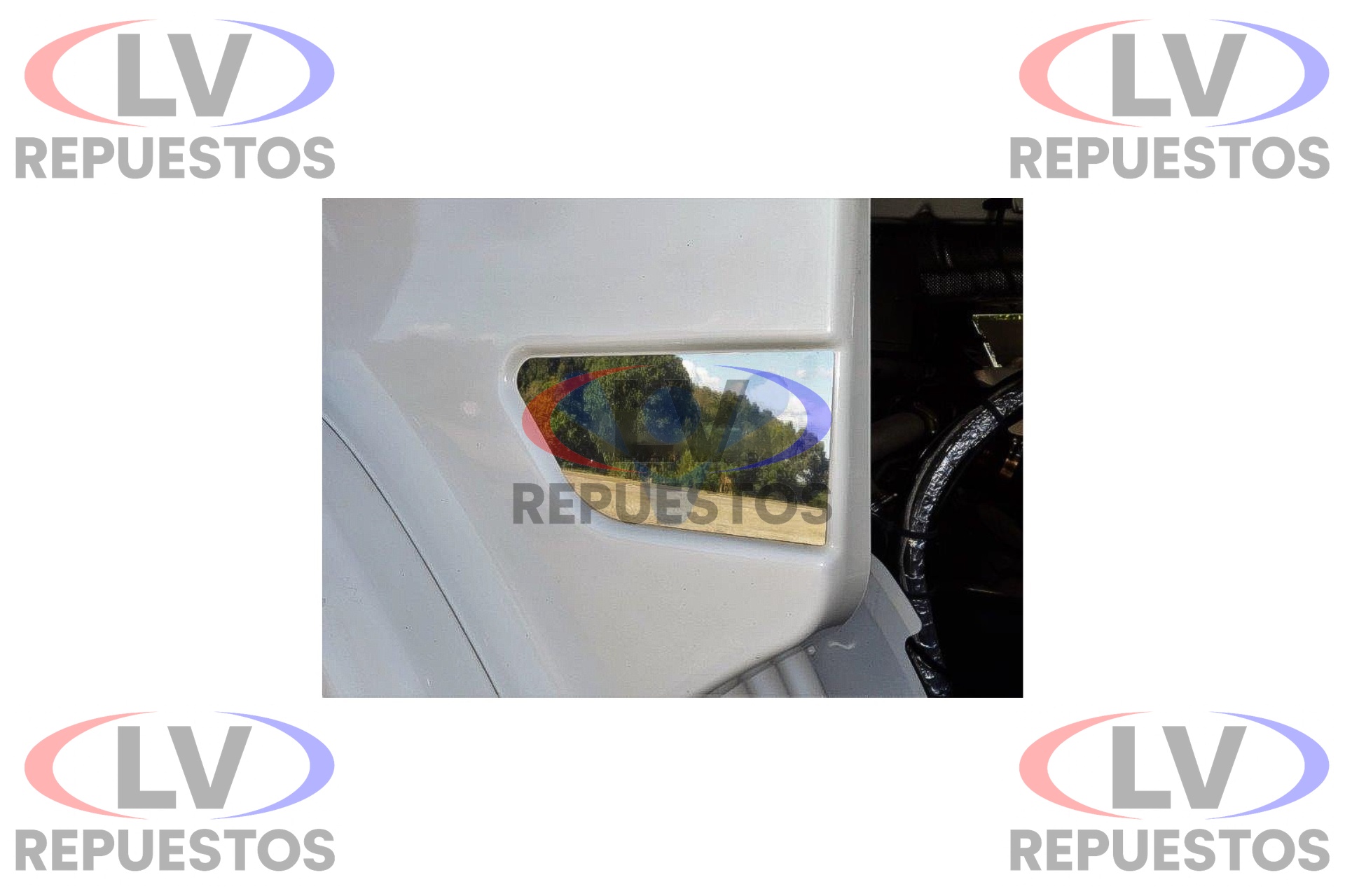 APLIQUE CROMADO INOX TERMINACION GUARDABARRO CABINA TR (PAR) SC S4/S5 VENKA
