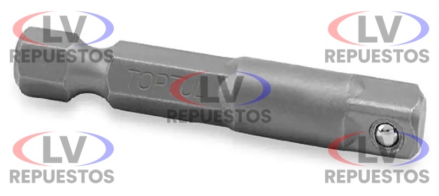 ADAPTADOR ENCHUFE HEXAGONAL 1/4 TOPTUL