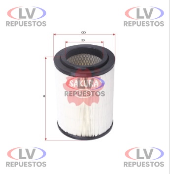 FILTRO DE AIRE MOTOR KIA K2700 SAKURA