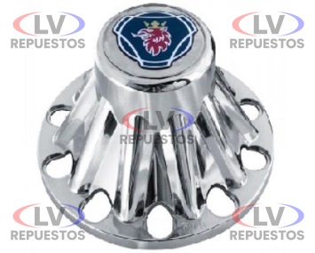 TAPA MASA TR SC112/113/S4 NIQUELADO C/EMBLEMA SCANIA