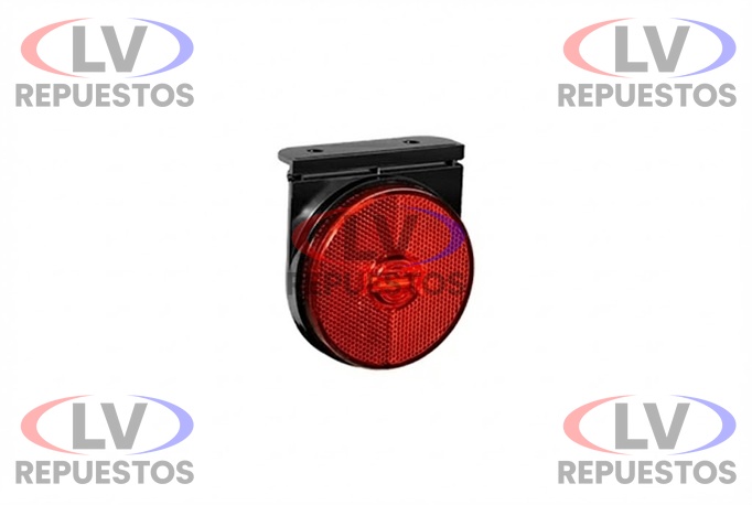 FARITO LATERAL C/ BASE REDONDO ROJO LED 12/24V TIPO RANDON SINALSUL