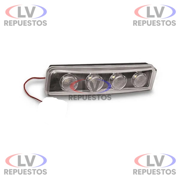FARO AUXILIAR TAPA SOL VISERA S4/S5 LED BLANCO S/ ENCHUFE 24V PRADOLUX