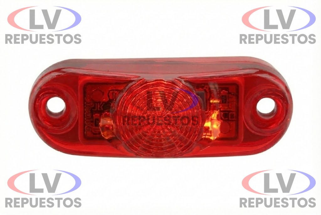 FARITO OBALADO CHICO ROJO LED 12/24V TIPO BANANITA SINALSUL