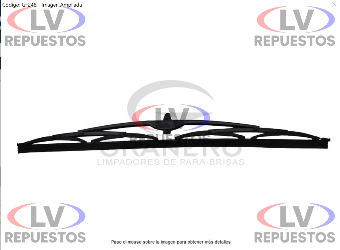 PLUMILLO LIMPIA PARABRISA 24" SC S3 GRANERO