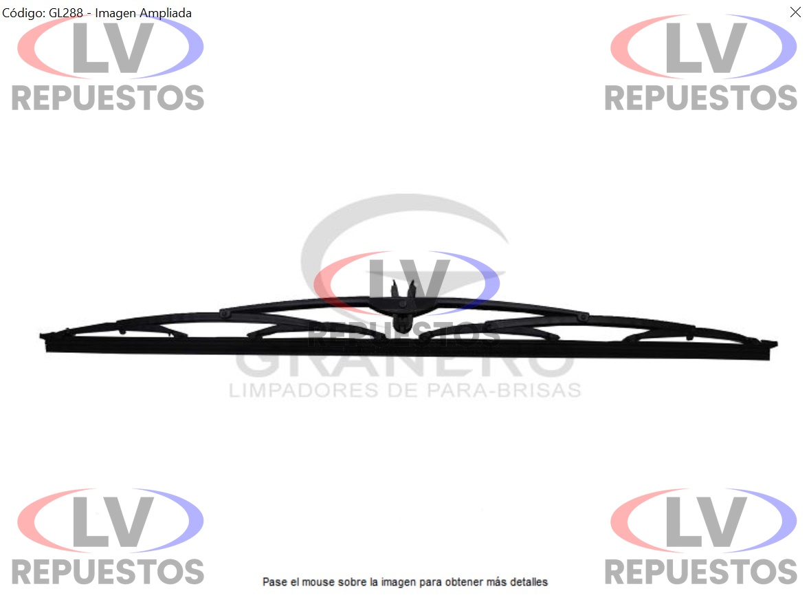 PLUMILLO LIMPIA PARABRISA 27" SC S4/S5 GRANERO