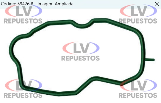 JUNTA TAPA BALACIN INFERIOR DC12/DT12 S5 PGR SANTA CRUZ