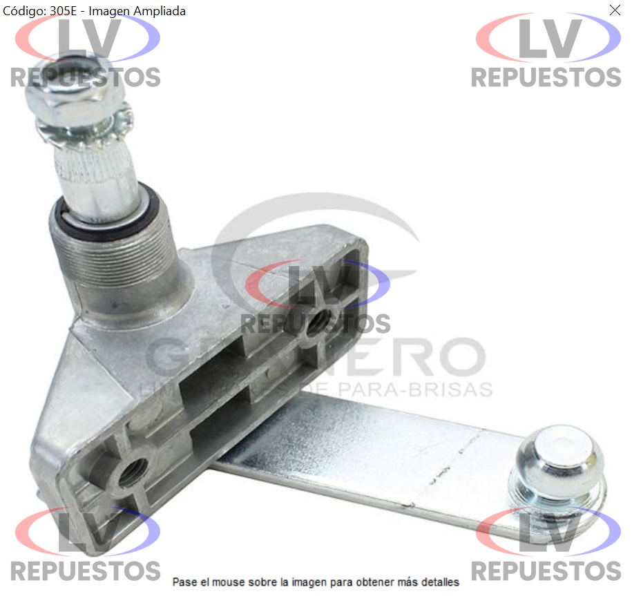 PIVOT MECANISMO LIMPIA PARABRISA SC-113/143 LI GRANERO