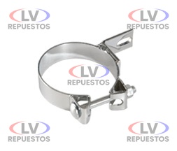 ABRAZADERA ESCAPE C/ SOPORTE 4.1/2" CROMADO SC S4 FABBOF