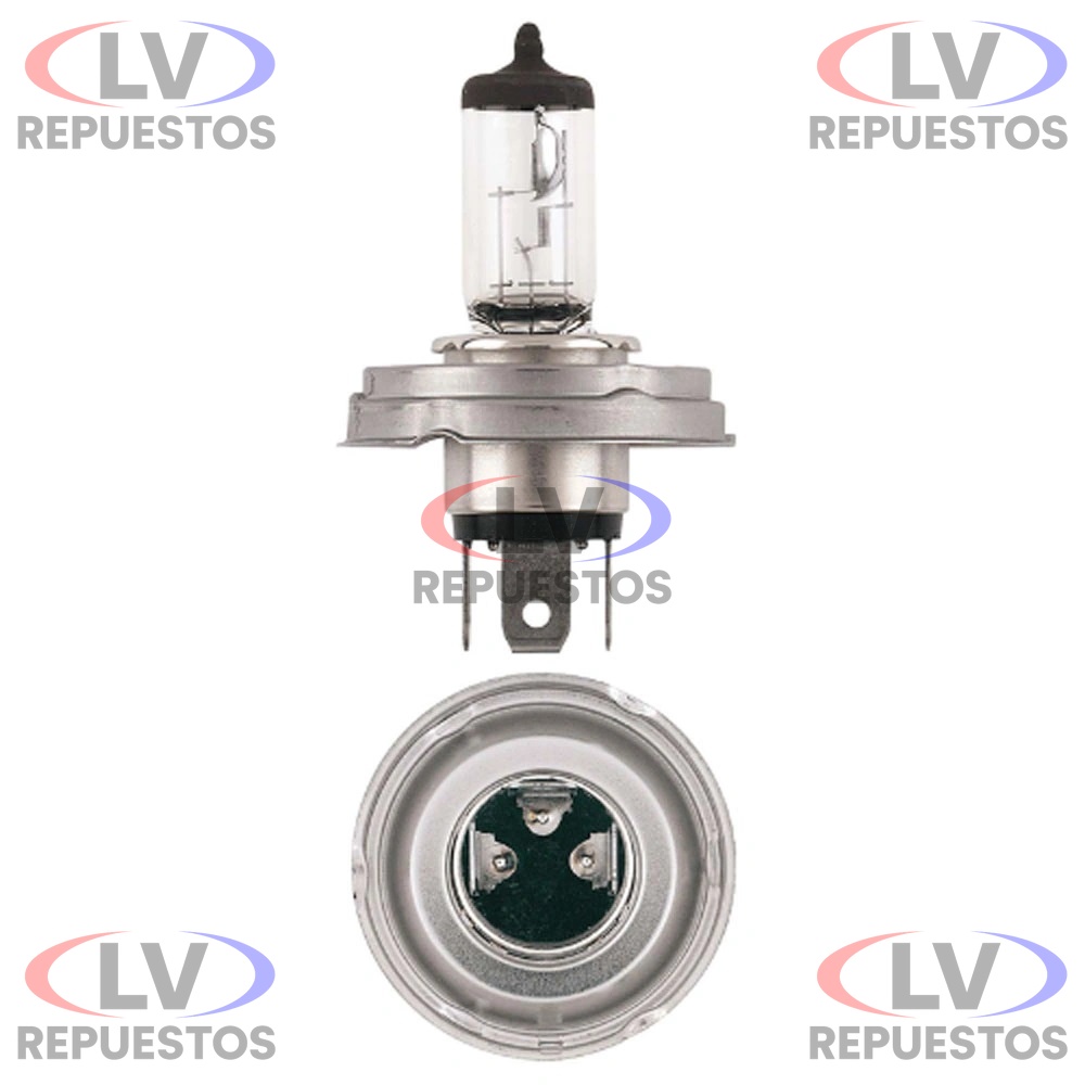 FOCO 24V 100/90W H4 ALTA Y BAJA BASE REDONDA NARVA