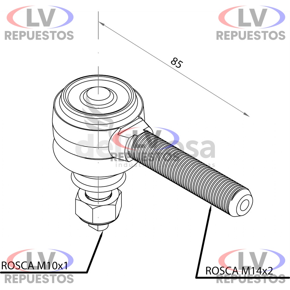 MU�EQUIN PALANCA CAMBIO MACHO SC-112/113 DELLAROSA
