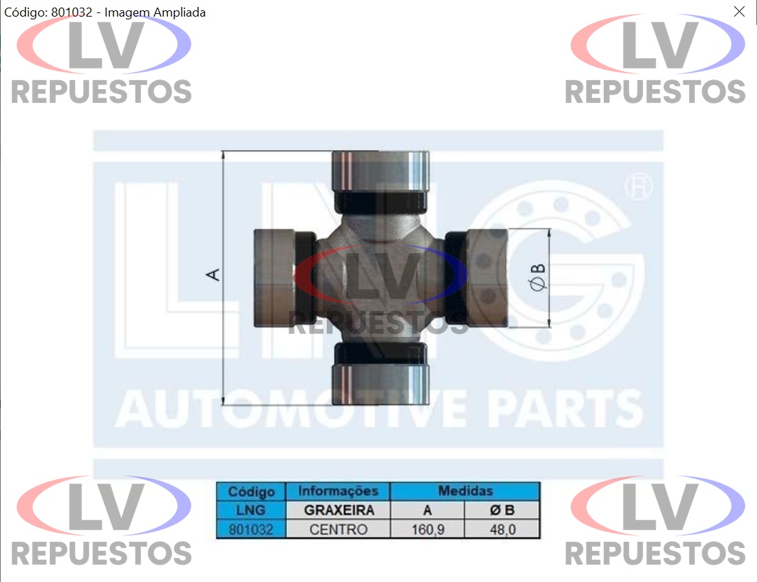 CRUCETA CARDAN DE 48MM SC-113/124 LNG