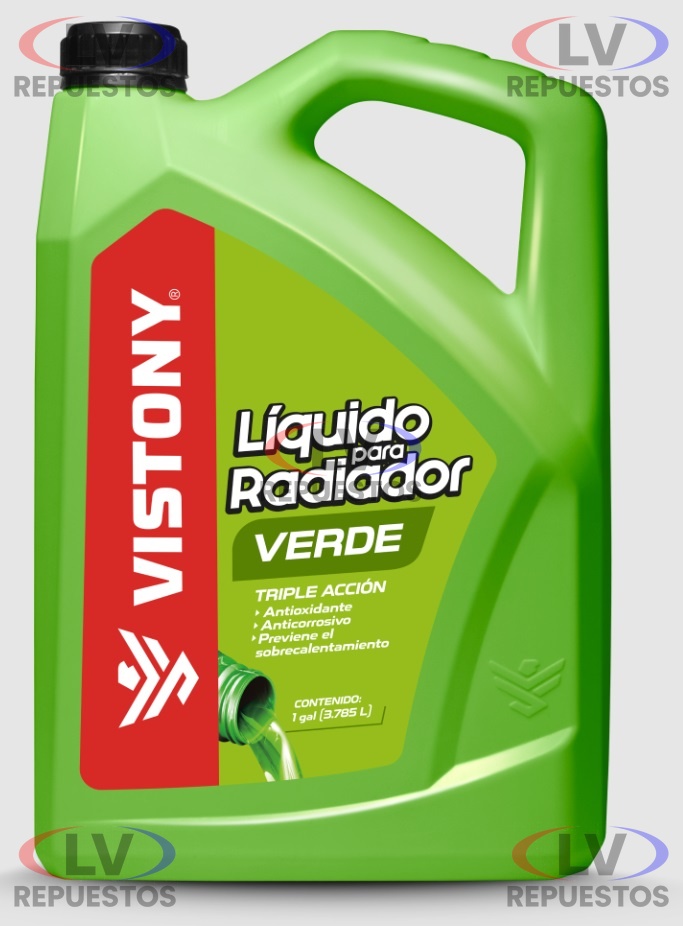 REFRIGERANTE RADIADOR VERDE VISTONY 4L