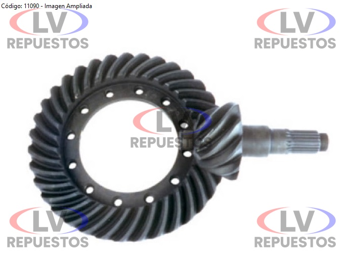 CORONA Y PI�ON DIFERENCIAL 10X35 MOTO PECAS
