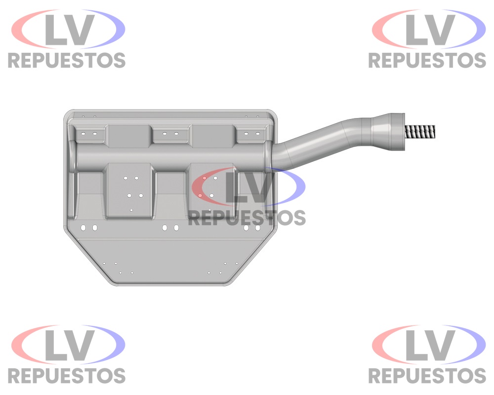 SOPORTE GUARDABARRO TR SC124 CABEZON HORIZONTAL LI FADO