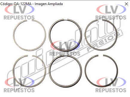 ARO COMPRESOR AIRE 2 JUEGOS VARGA 70MM 0.50 QUINELATO