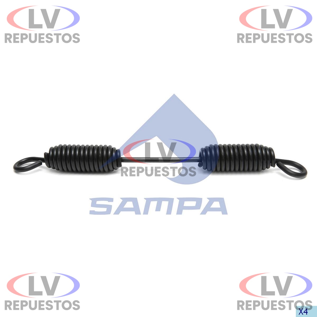 RESORTE ZAPATA DE FRENO DT/TR LARGO 270MM SC S4 SAMPA