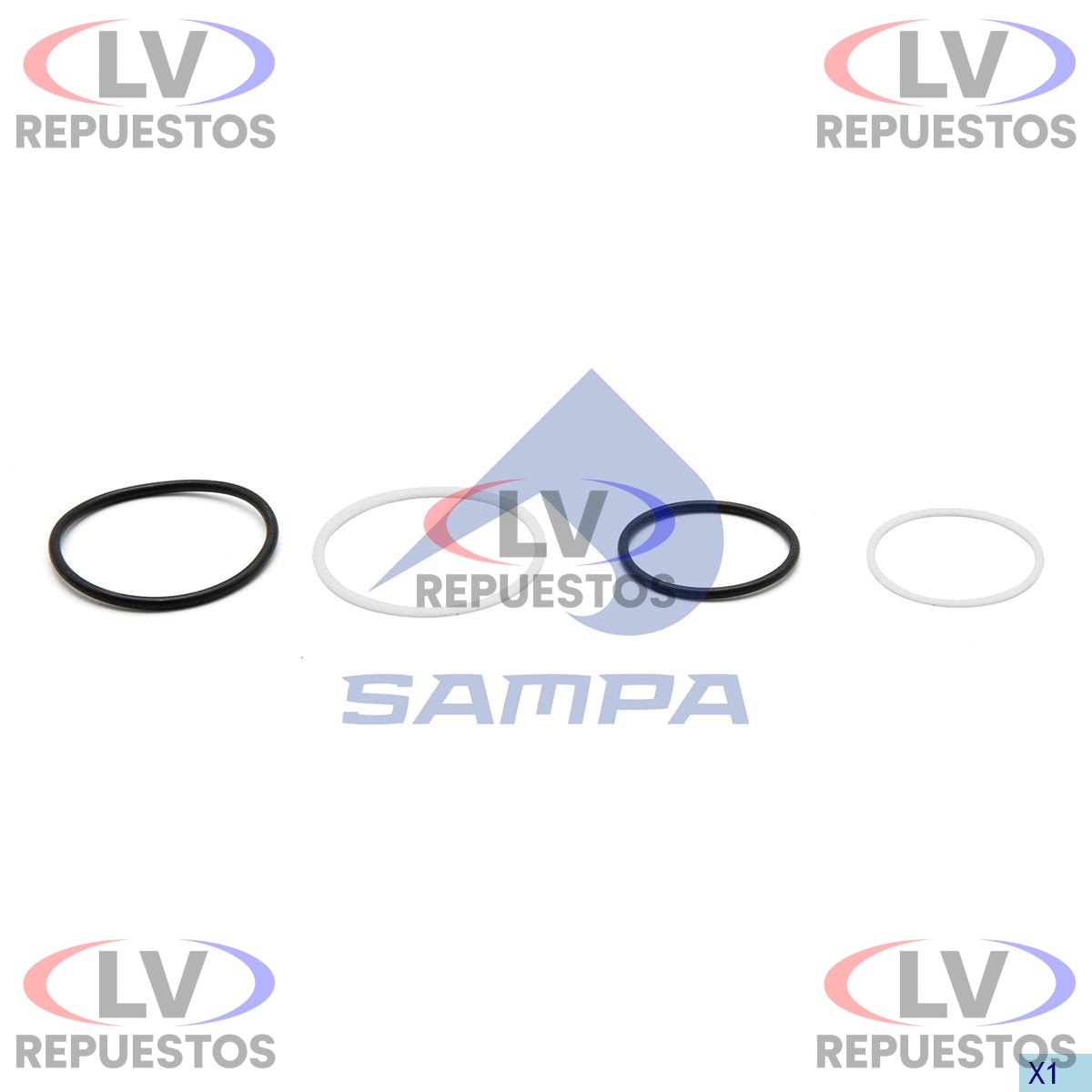 KIT REPARO ANILLO PICO INYECTOR PDE S4/S5 SAMPA