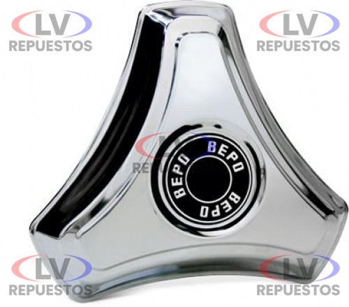 TAZA RODOAR CROMADO 3 PUNTAS CHICO BEPO